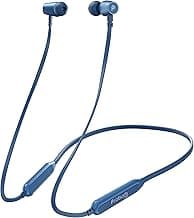 Probuds N3 by Lava | Bluetooth Wireless in Ear Neckband Earphone with Mic & Long Lasting Battery | Dual Pairing & Quick Charge(Blue)