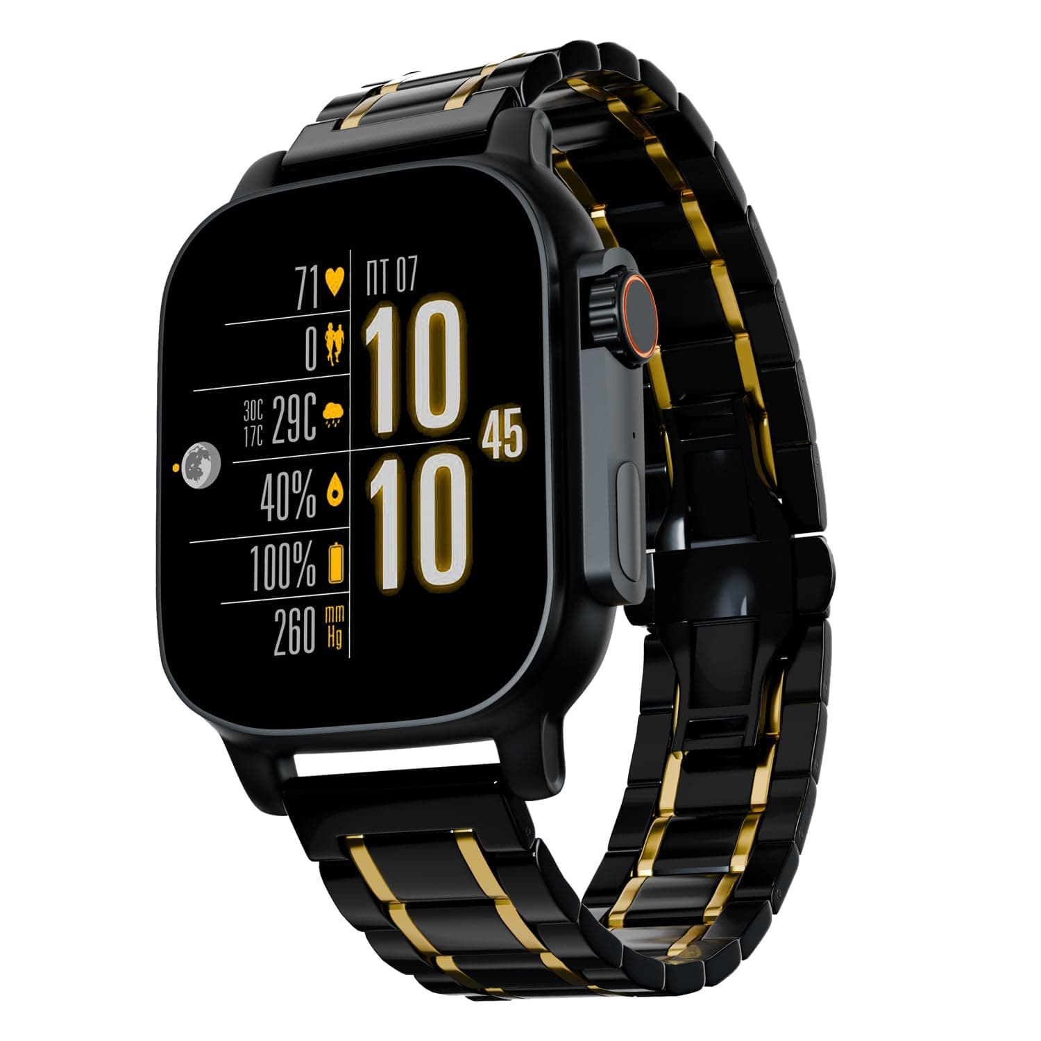 Vibez by Lifelong New Launch Smart Watch for Men -60 Day Battery 950mAH -2.02 Ultra HD Display & 900 NITS Men's Smartwatch -Stainless Steel Dial & BT ...