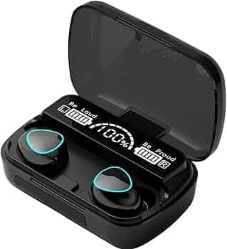 KGDA M-10 True Wireless Bluetooth Earbuds with Power Bank Upto 48 Hours Playback, Touch Controls, Voice Assistant