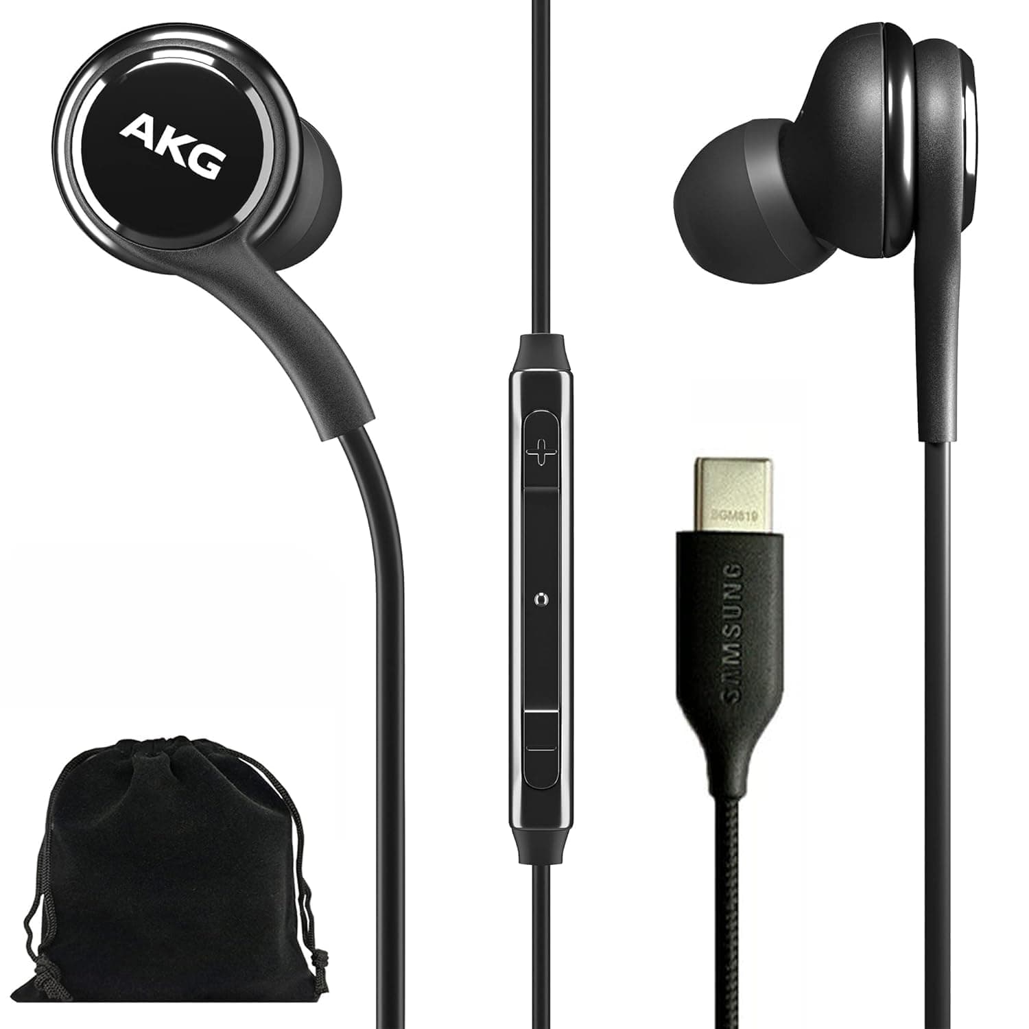 Samsung AKG Earbuds Original USB Type C in-Ear Earbud Headphones with Remote & Mic for Galaxy A53 5G, S22, S21 FE, S20 Ultra, Note 10, Note 10+, S10 P...