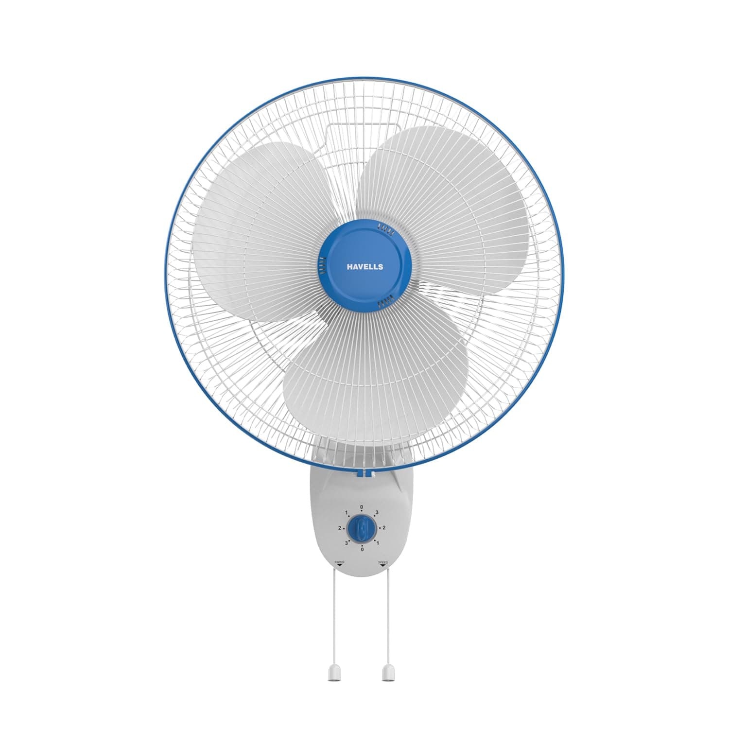 Havells Gatik Pro 400mm Wall Mount Fan | RPM: 1350 | Double string for Speed & Oscillation control | Thermal Overloaded Protected Motor | 100% Copper ...