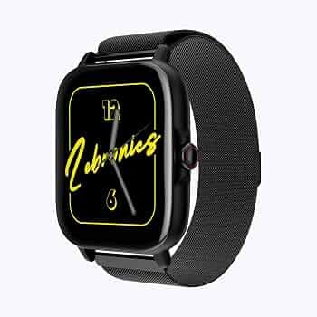 ZEBRONICS Smart Watch Zeb FIT 380 CH BT Bluetooth Compatible Smartwatch, 30 Days Charge Time-Black