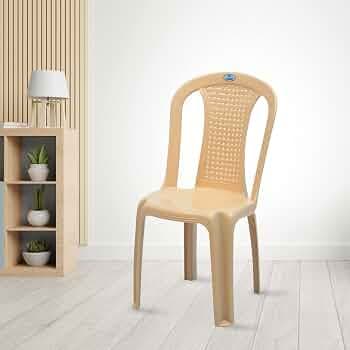 Nilkamal CHR4002 Plastic Mid Back with Arm Chair | Chairs for Home| Dining Room| Bedroom| Kitchen| Living Room| Office - Outdoor - Garden | Dust Free ...