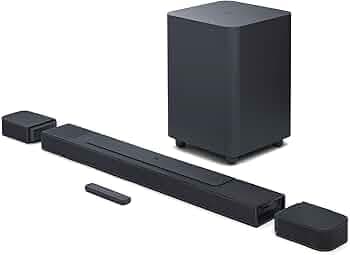 (Refurbished) JBL Bar 1000 Pro, 11.1 (7.1.4) Channel Truly Wireless Soundbar with True Dolby Atmos, DTS