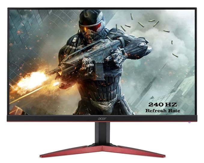 Acer 27 Inch 240 Hz 1 MS FHD Gaming Monitor I TN Panel I 400 NITS I ZeroFrame I 2 X HDMI, Display Port I 2W X 2 Speakers I (KG271B) Monitors