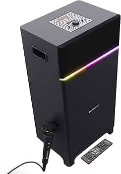 ZEBRONICS New Launch Beast 501 Bluetooth Party Speaker, 80 Watts, Bluetooth v5.1 | USB | FM | AUX, Dual Mid Range Drivers + 6.5" Subwoofer Driver, Pow...