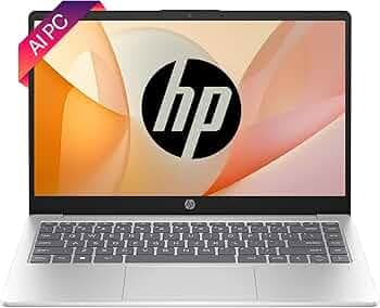 HP Laptop 14, Intel Core Ultra 5 125H, Built-in AI, 14-inch (35.6 cm), FHD, 16GB DDR5, 512GB SSD, Intel Arc graphics, 1080p FHD camera w/privacy shutt...