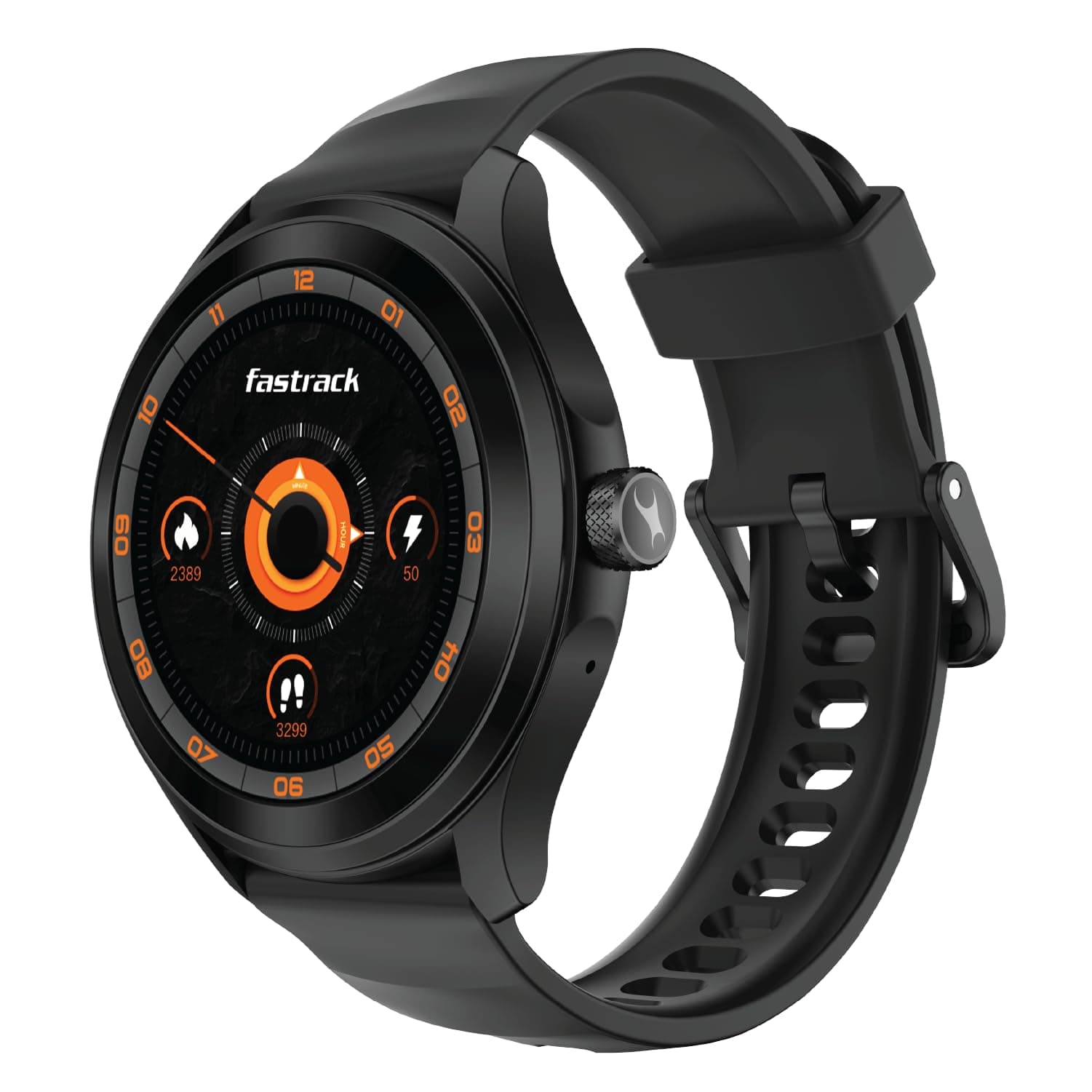 Fastrack VOX Pro Smart Watch with Offline Voice Commands,to-Do List, Rotary Crown, 1.38 TFT Display, BT Calling, 24/7 Health Suite, SpO2, HRM, Sleep T...