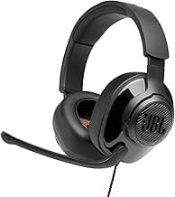 Jbl Quantum 300 Jbl Quantum Surround Sound, 3.5Mm to USB Type-A Adaptor Wired Over Ear Gaming Headphones with Mic for Pc, Mobile, Laptop, Ps4, Xbox & 