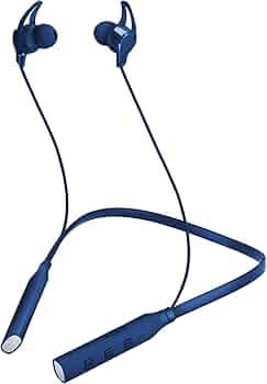 bAot 102 NB with Upto 24 Hour Play Back Bluetooth Headset Neckband (Blue)