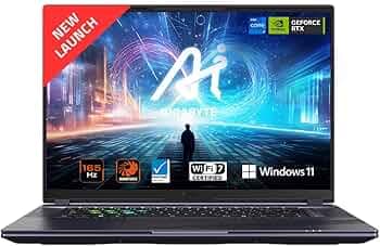 AORUS 16X 9KG-43INC54SH, i7-13650HX, GeForce RTX 4060, 16.0 16:10 WQXGA (2560x1600) 165Hz Display, DDR5 4800 8GB*2, Gen4 1TB, 3-Zone RGB Backlit Keybo...