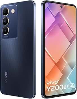 Vivo Y200e 5G (Black Diamond, 6GB RAM, 128GB Storage)