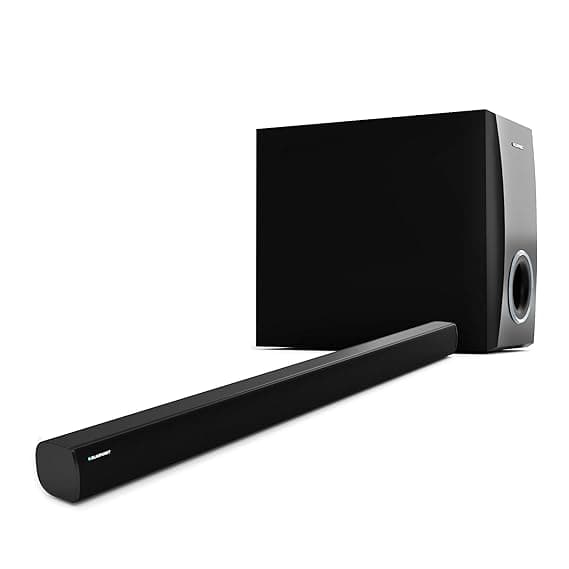 Blaupunkt SBWL02 130 Watt 2.1 Channel Wireless Bluetooth Soundbar (Black) Soundbar Speakers