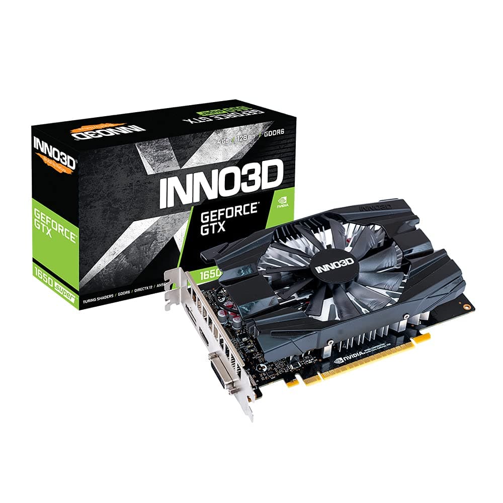 INNO3D GeForce GTX 1650 Super 4GB GDDR6 Gamin Graphic Card - N165SK-04D6