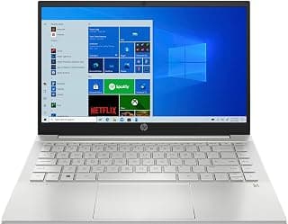 (Renewed) HP Pavilion 14 AMD Ryzen 5 14 inches Thin and Light FHD Laptop (8GB/512GB SSD/Windows 10 Home/Natural Silver/1.41Kg), 14-ec0035AU