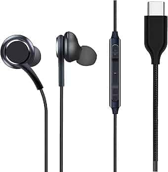 C-TYPE In-Ear Headphones Earphones for Xiaomi Mi A2 (Mi 6X) , Mi A 2 (Mi 6X) Metallic C Type Earphones with Mic and Volume Controller, High Bass Headp...