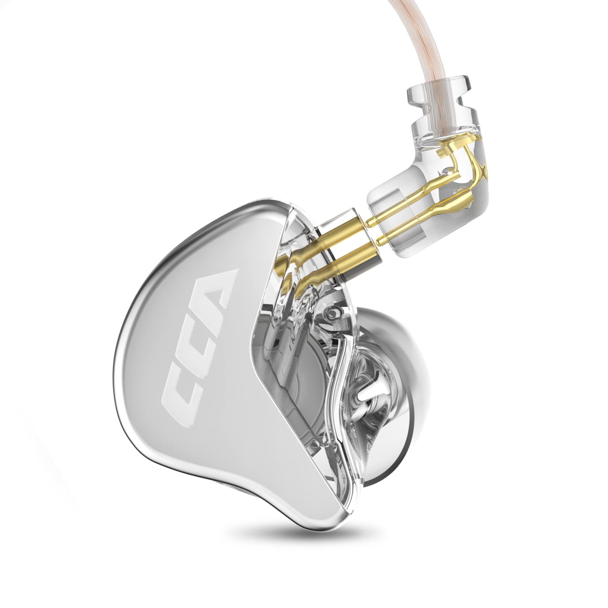CCA CRA in Ear Monitor Earphone, Ultra-Thin Diaphragm Dynamic Driver IEM, Clear Sound & Deep Bass, Wired Earbuds with Mic And Tangle-Free Removable Co...