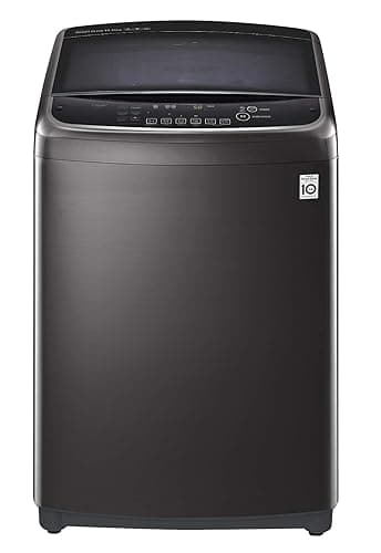 LG 18 Kg Inverter Wi-Fi Fully-Automatic Top Loading Washing Machine (THD18STB, Black STS) Washing Machines & Dryers