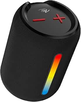 itel IBS41 10W Bluetooth Speaker with Dynamic Bass Boost Drivers, RGB Light, IPX5 Water Resistant, upto 8 Hrs Playback, Bulit-in FM, MicroSD, USB Port...