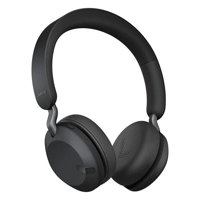 Jabra Elite 45h, On Ear Wireless Headphones with Mic, Up to 50 Hours of Battery Life, Superior Sound with 40mm Speakers, Compact & Lightweight - Titan