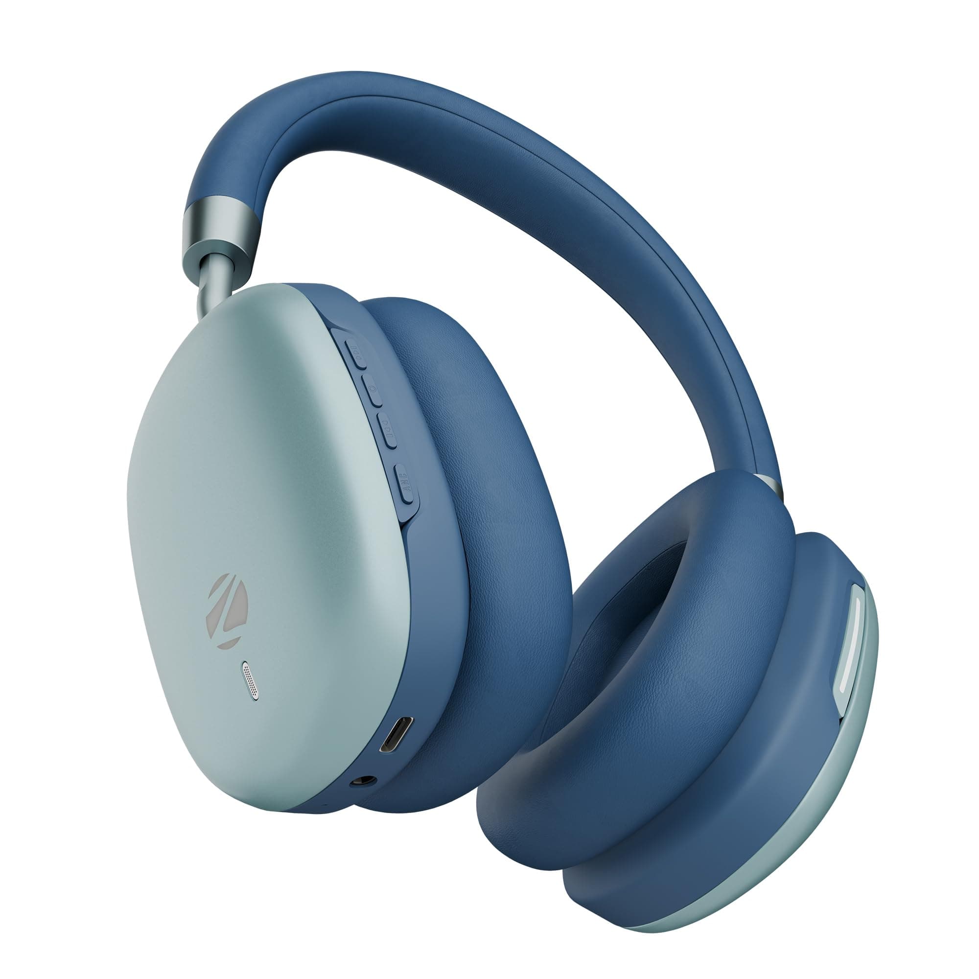 Zebronics Wireless Headphones, Hybrid ANC 48dB, Upto 100Hrs Playback, 40mm Drivers, Dual Mic ENC, BT v6.0, Gaming Mode, Dual Pairing, Touch Controls, ...
