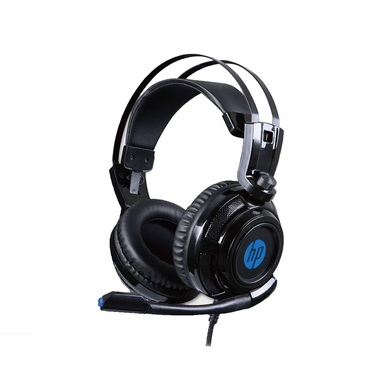 HP H200 Wired Gaming Over Ear Headphones with Mic/Compatible with PCs, Laptops and Other Devices with 3.5mm Audio Output/1 Year RTB Warranty, 8AA04AA