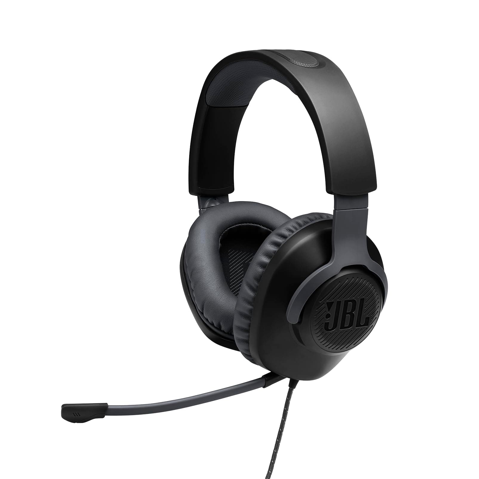 Jbl Quantum 100, Wired Over Ear Gaming Headphones with Mic for Pc, Mobile, Laptop, Ps4, Xbox, Nintendo Switch, Vr (Black)