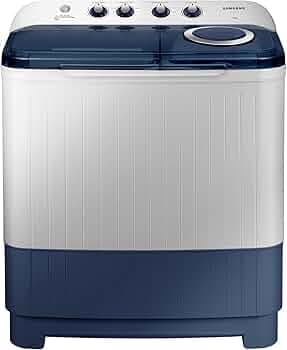 Samsung 7 kg, 5 star, Semi-Automatic Top Load Washing Machine (WT70C3200LL/TL, Air Turbo Drying, Light Gray, 2023 Model)