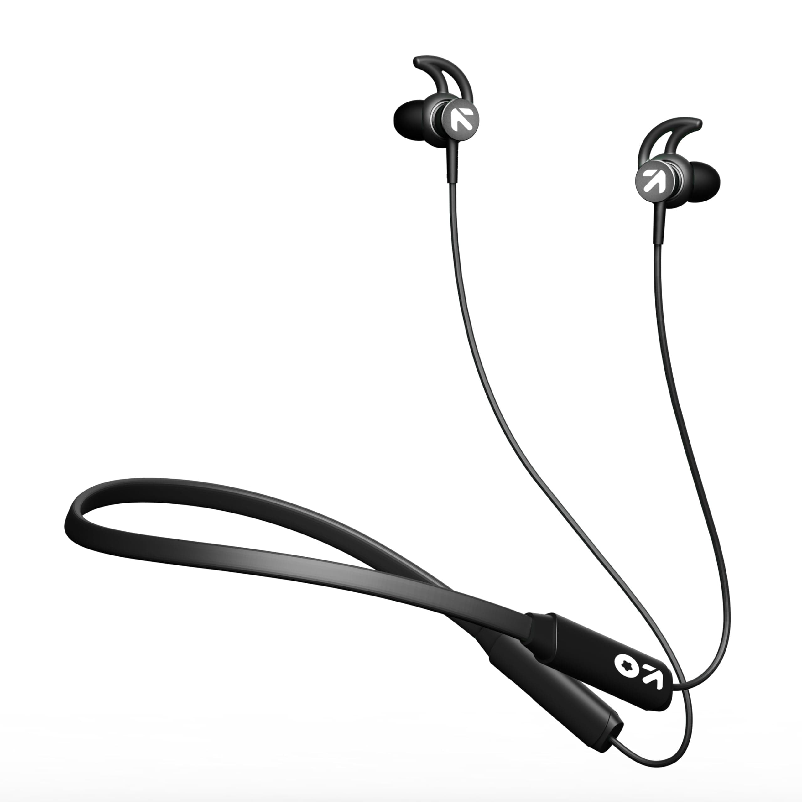 Newly Launched Boult Audio FXCharge Bluetooth Wireless Earphones with 32H Playtime & 5min = 7H Lightning Boult Fast Charging, Environmental Noise Cancellation for Pro+ Calling, IPX5 (Black)