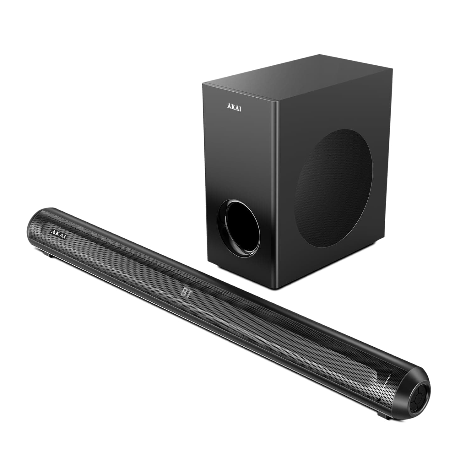 AKAI Soundbar Home Theatre 160W with Remote - 1 Year Warranty | 2.1 Channel Sound Bar with 6.5" Sub-Woofer | HDMI ARC, V5.3 Bluetooth, USB, Aux Input ...