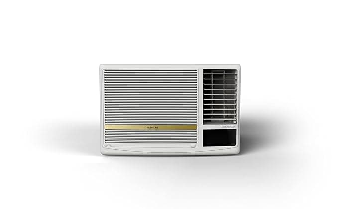 Hitachi 1.5 Ton 3 Star Window AC (Copper, Dust Filter, 2021 Model, RAW318HDEA, White) Air Conditioners