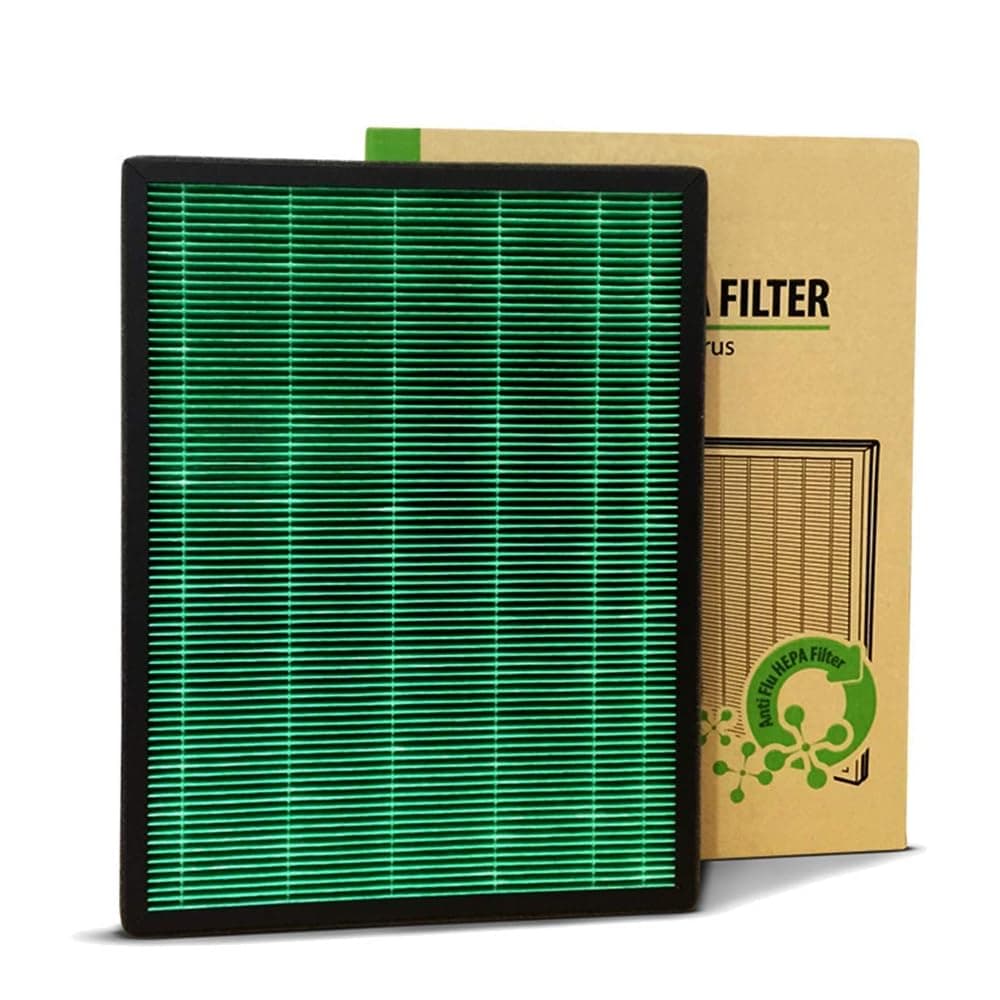 Coway Professional Air Purifier for Home, Special Anti-Virus Green HEPA Filter (HEPA Filter (Sleek Pro | AP-1009CH)) HEPA Air Purifiers