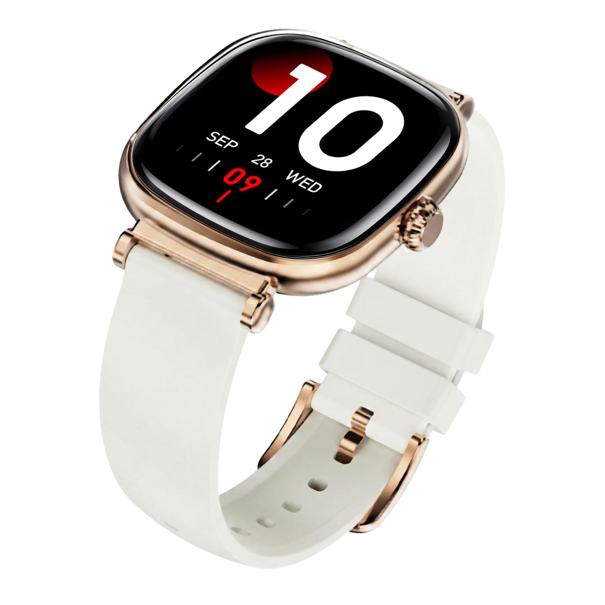 boAt Chrome Ivory Smart Watch for Women, co-Designed with GIVA, 1.7" AMOLED Display, 1000 nits Brightness, Premium Metallic Build, Female Wellness Tra...