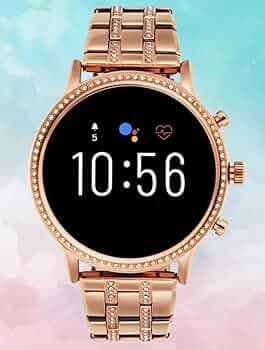 esportic Gen 9 Diamond Strap HD Display 2 Straps BT Calling Smartwatch (Rose Gold Strap) for Girls & Womens with ON/Off Logo, Wake Up Gesture, Calcula...