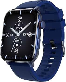 itel ICON 3 Smartwatch with Single chip BT Calling, 2.01" AMOLED Display, 500 Nits Brightness, Functional Crown, IP67 Waterproof, 150+ Watch Faces, 24...