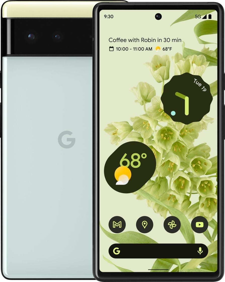 Google Pixel 6 5G (Sorta Seafoam, 8GB RAM, 128GB Storage)