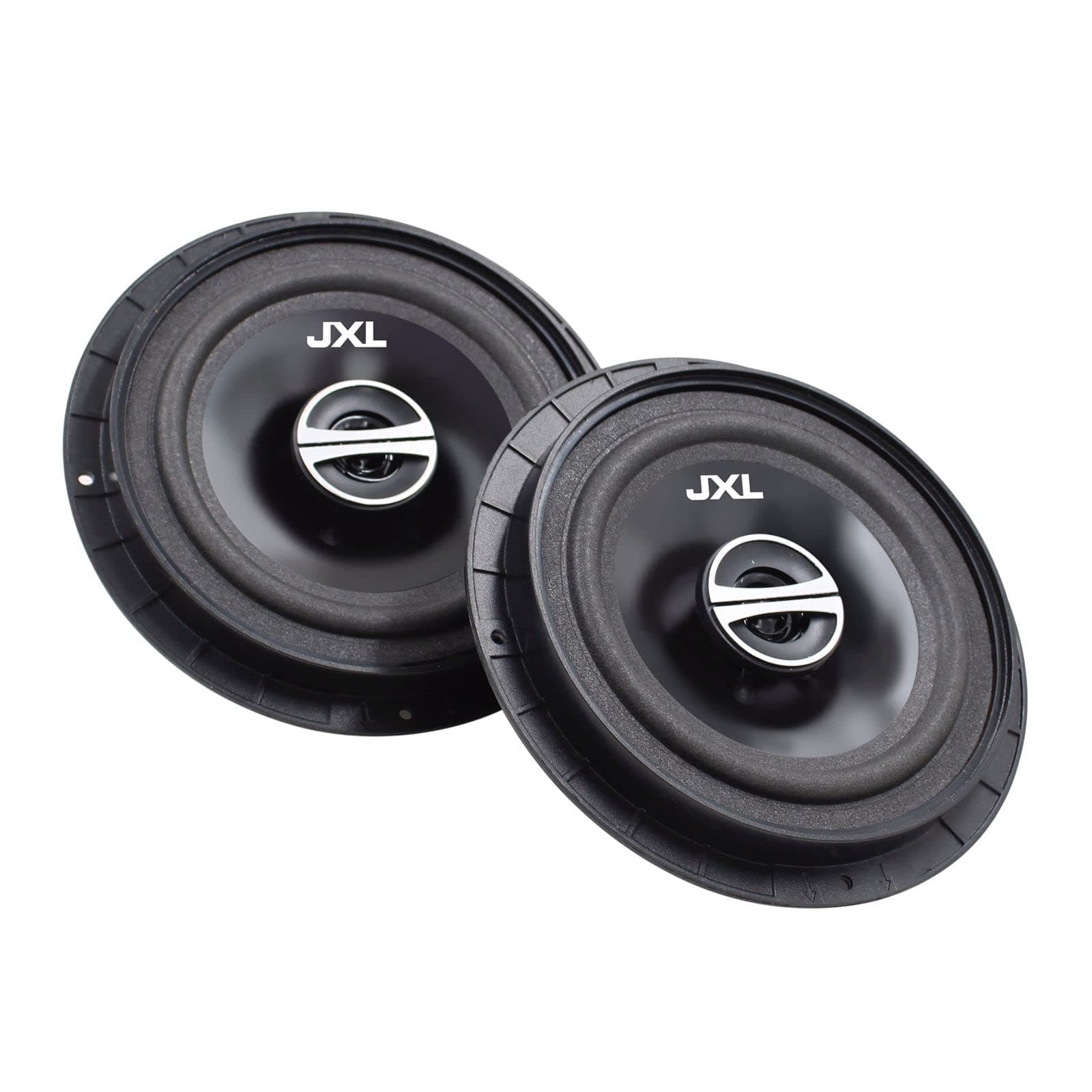 JXL 1690 R Three Way 6.5 Inches Coaxial High Bass Speaker for Car with Imported Foam Edge Cone 700W MAX Power with Ring/Water Resistant(Black)
