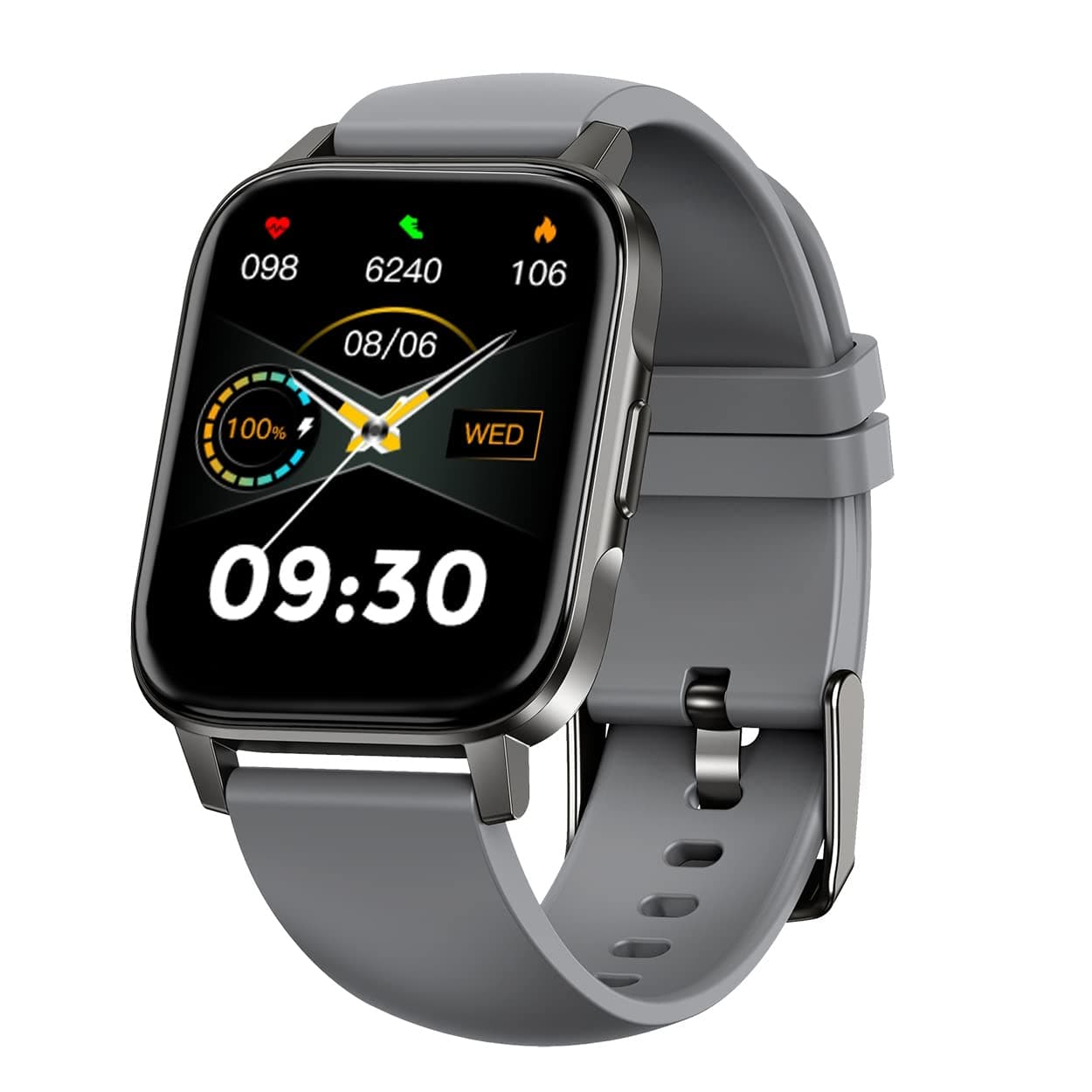 Maxima Max Pro X5 Smartwatch-Premium Ultra Slim 1.7” HD Display with 15 Days Battery Life,IP68 Resistance,60+