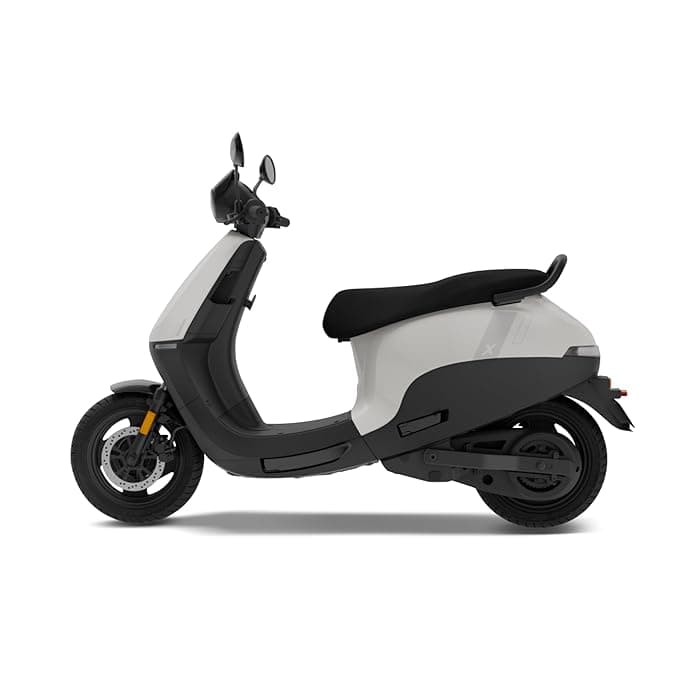 OLA S1 X+ 3rd Gen (4 Kwh) High Speed Electric Scooter with charger - Porcelain White - Ex-Showroom