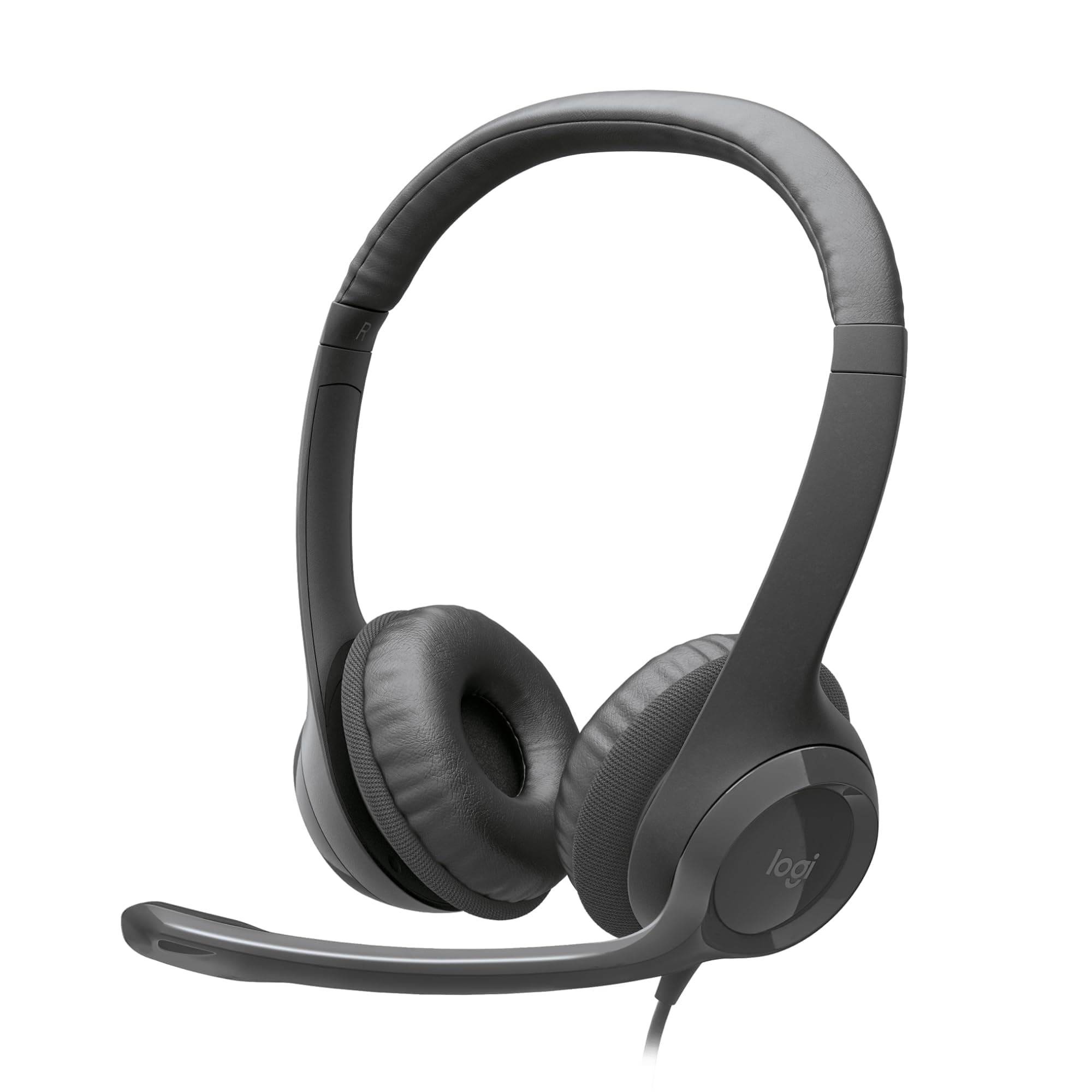 Logitech H390 Type-C Wired Headset for PC/Laptop, Stereo Headphones with Noise Cancelling Microphone, USB-C, in-Line Controls, Works with Chromebook -...
