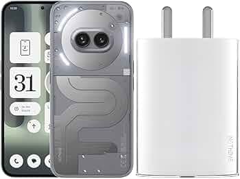 Nothing 45W Original Charger with Type C Port for Phone 2A Plus, Phone 1, Nothing Phone 2a/Phone 2, PPS PD 45 watt Fast Charging Support Pixel Adapter...