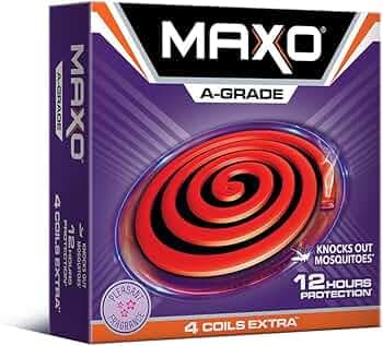 Maxo Mosquito Repellent Coil 12 Hour Red Regular (10 Count)