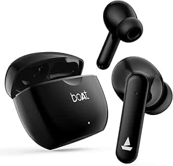 boAt Newly Launched Airdopes 120 TWS Earbuds with 40 hrs Playtime, in-Ear Detection, Quad Mics with ENx Tech, ASAP Charge, IWP Tech, Beast Mode with 6...