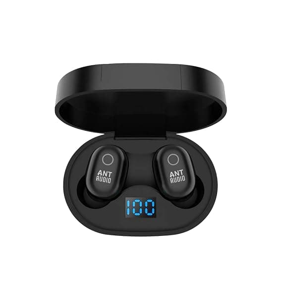 ANT AUDIO Wave Sports 721 Truly Wireless Bluetooth in Ear Earphone with Mic (Black) In-Ear