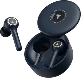 boAt Airdopes 511V2 TWS Ear-Buds with IWP Technology, Ergonomic Never Drop Design, Classy Build, Bluetooth V5.0, Up to 30H Total Playback, IPX4, Dual 