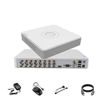 HIKVISION 16CH 1080P/2MP Full HD HYBRID DVR H.265 Pro+ [SMART MOTION DETECTION (Human/Vehicle) + TWO-WAY AUDIO + 5 IN 1 (IP/HDTVI/HDCVI/AHD/CVBS)], Su...