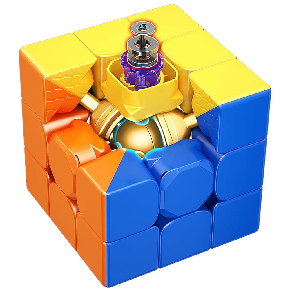 Hawkister MoYu Super RS3M 2022 3x3 Magnetic Core Ball-Core Positioning Speed Cube, Moyu RS3 M MagLev Professional 3x3 Stickerless Speed Cube, (Super R...