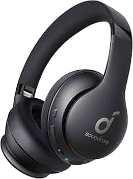 Anker Soundcore Life 2 Neo Wireless Headphones, Over Ear Wireless Bluetooth Headphones, 60H Playtime, USB-C Fast Charging, High Bass, AUX Input, Folda...