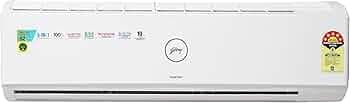 Godrej1.5 Ton 5 Star Inverter Split AC Copper, Anti-Dust Filter, SIC 18ITC5-WWR, White