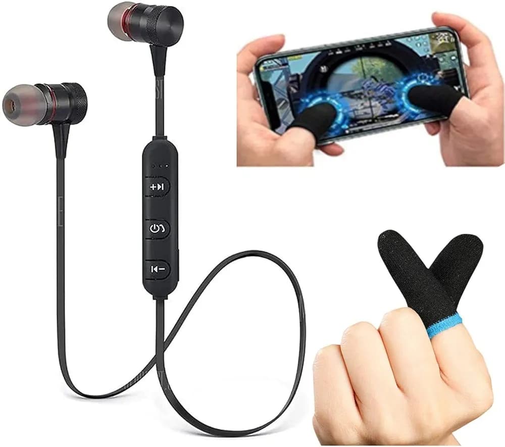 QOCXRRIN MGT Wireless Bluetooth in Ear Earphone with Mic (Multicolour)